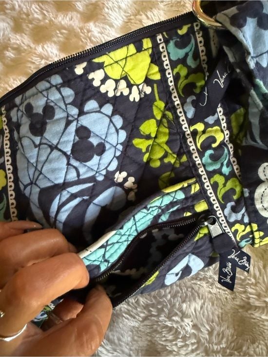 DISNEY Parks Vera Bradley WHERE'S MICKEY Hipster Crossbody Bag 7