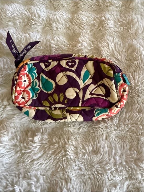 Vera Bradley Plum Crazy Floral Patchwork Wristlet Clutch - Purple Multi 5