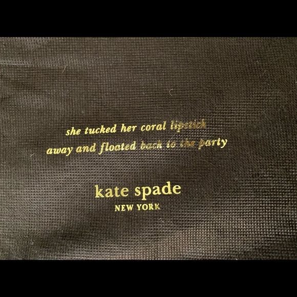 kate spade Black Leather Shoulder Bag with Gold Chain Accents 15