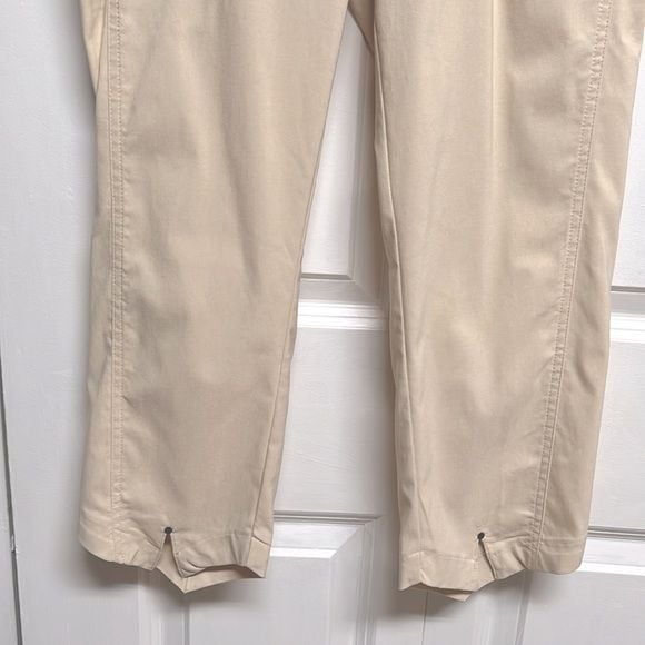 Jamie Sadock Lite Mustard 6 Pocket Mid Rise Crop Pants Size 6 4