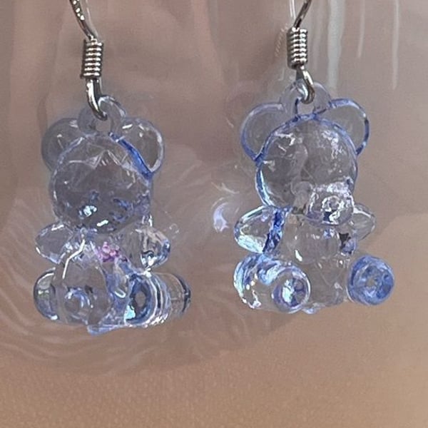 🧸 Teddy Bear Dangle Earrings