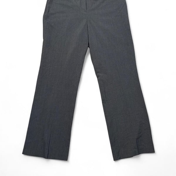 Chaus Work Pants Size 14 Gray Professional Dress Trousers