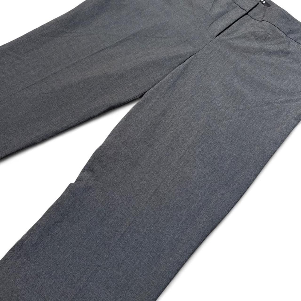 Chaus Work Pants Size 14 Gray Professional Dress Trousers 3