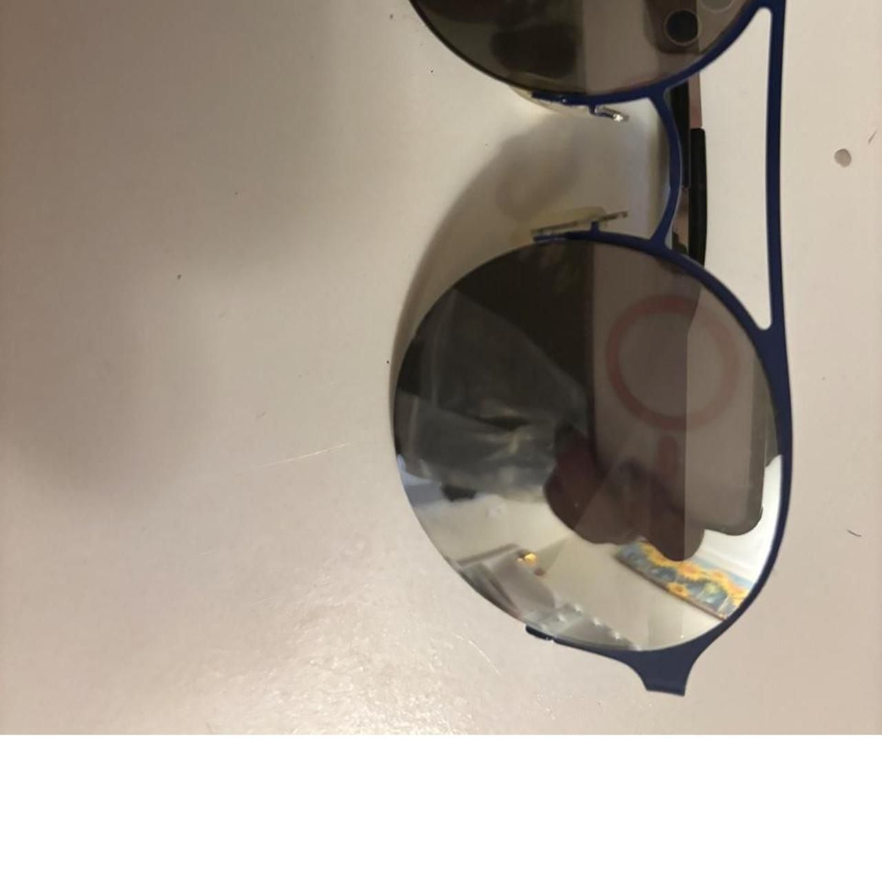 Ades Round Kids Sunglasses Lot White Blue Age 7-10 Set of 2 2