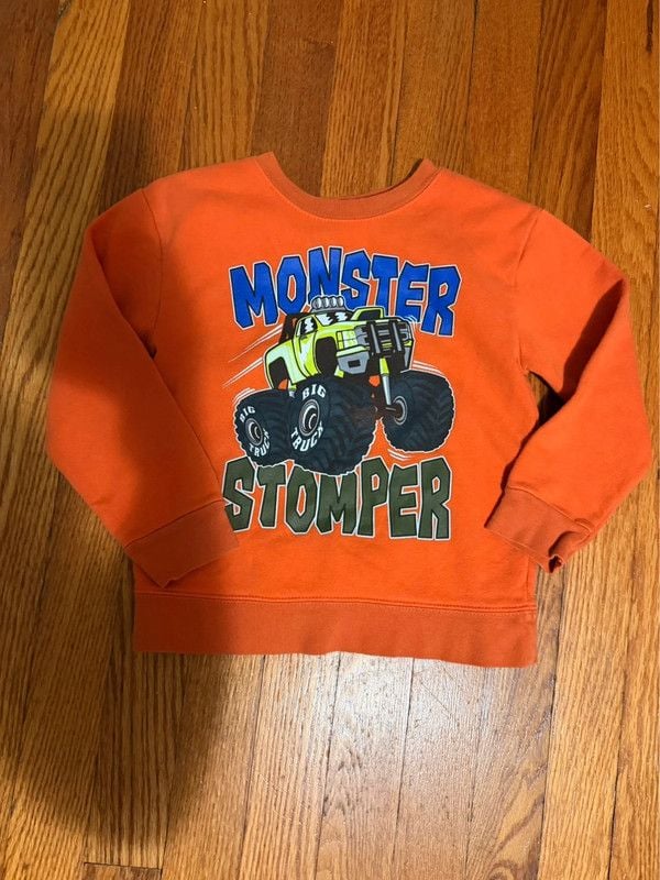 Boys 4T Garanimals Monster Stomper Monster Truck Sweatshirt 2