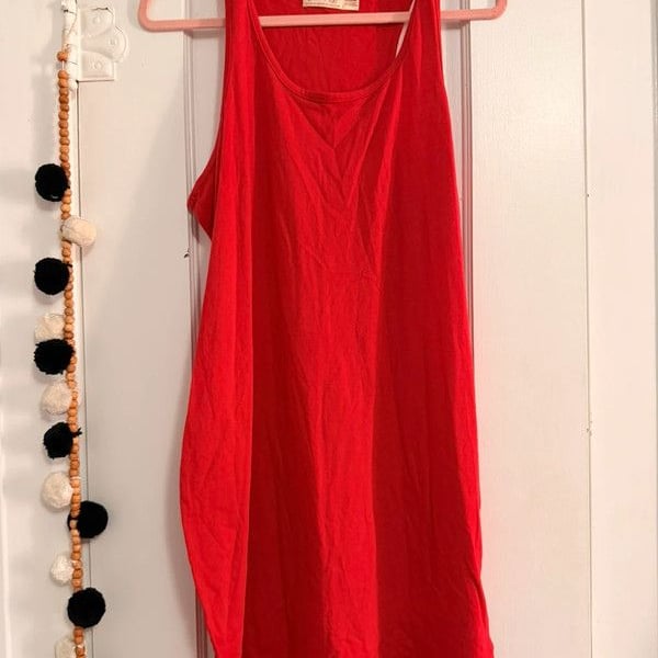 Faded Glory Red Racerback Dress Size XL