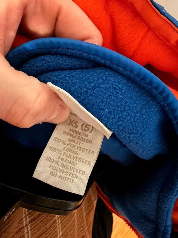 Fall Creek 3-in-1 Jacket Size XS (5) Blue Black Orange 8