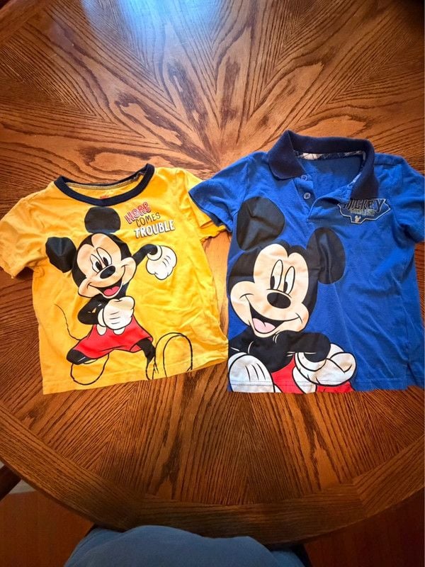 4T Mickey Mouse T-Shirts – 2 Pack 1