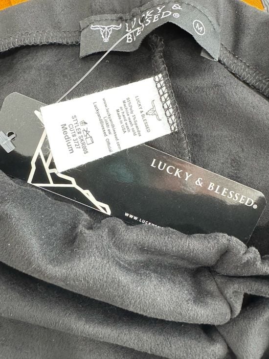 Lucky & Blessed Black Wrap Skorts - - NWT - Size M 5