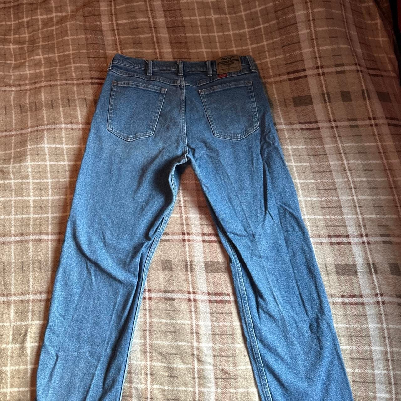 Wrangler Premium Quality Denim Jeans 34 X 32 Blue Comfort Guaranteed 3