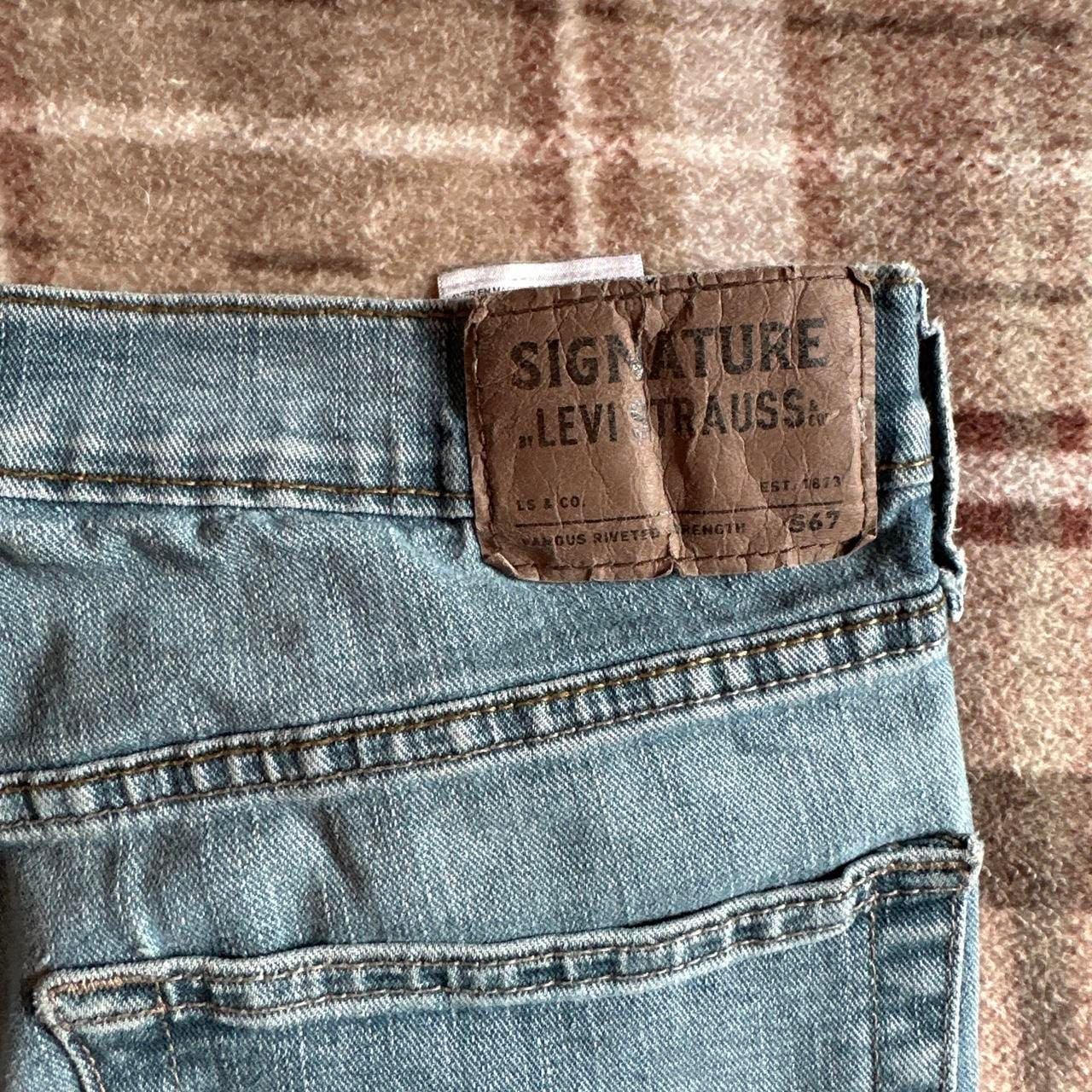 Signature by Levi Strauss & Co. Jeans Size 31x30 Blue Straight Leg 5
