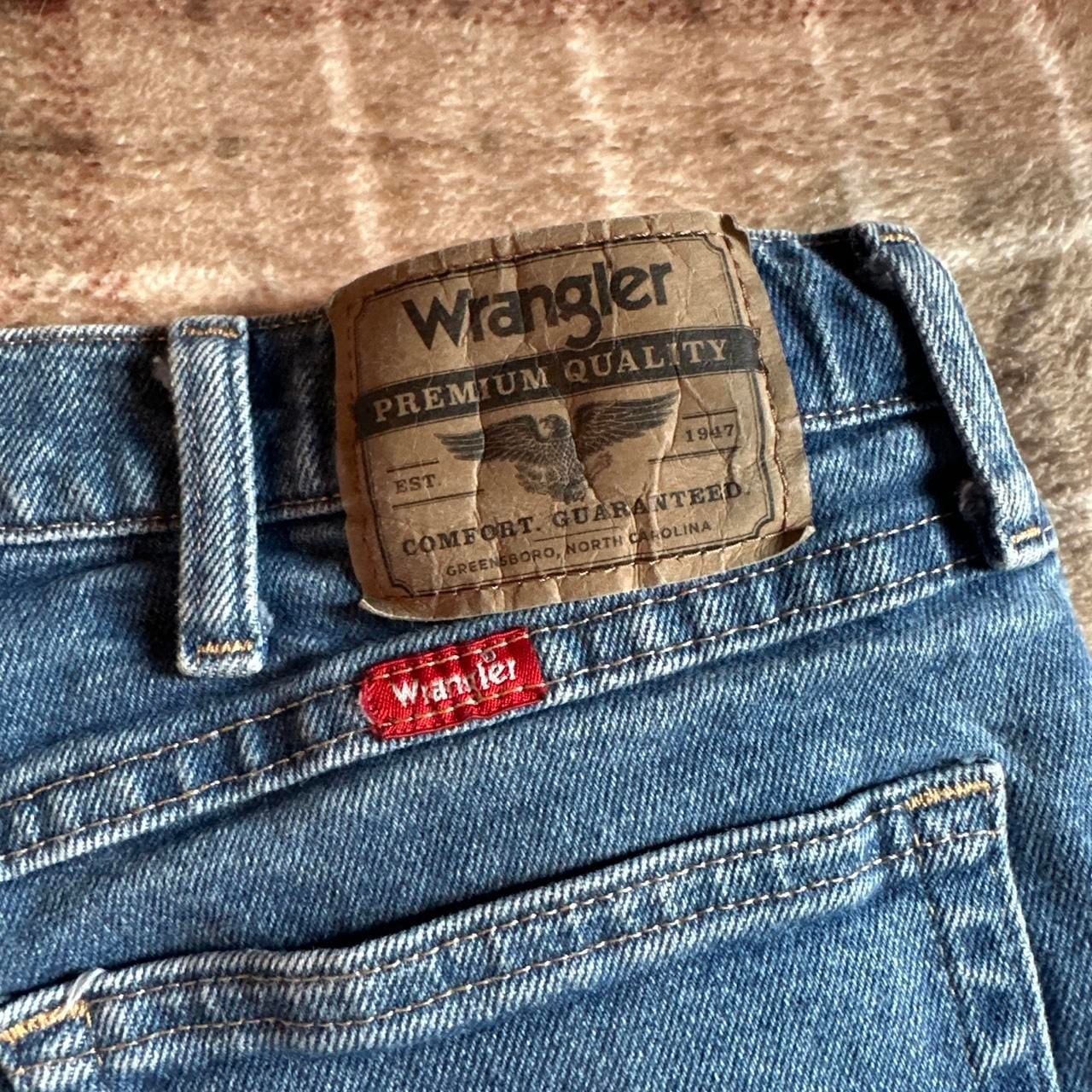 Wrangler Premium Quality Denim Jeans 34 X 32 Blue Comfort Guaranteed 4