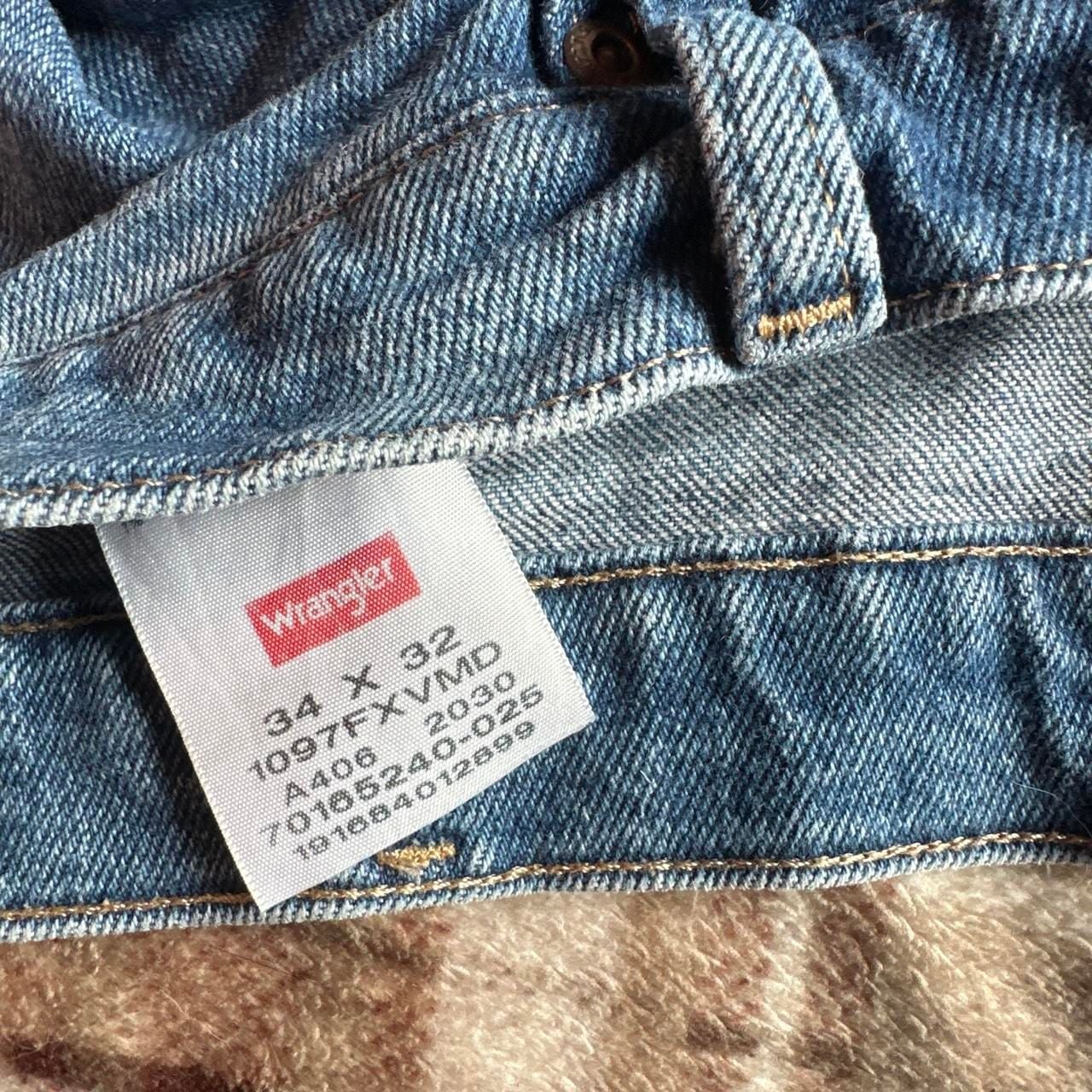 Wrangler Premium Quality Denim Jeans 34 X 32 Blue Comfort Guaranteed 5