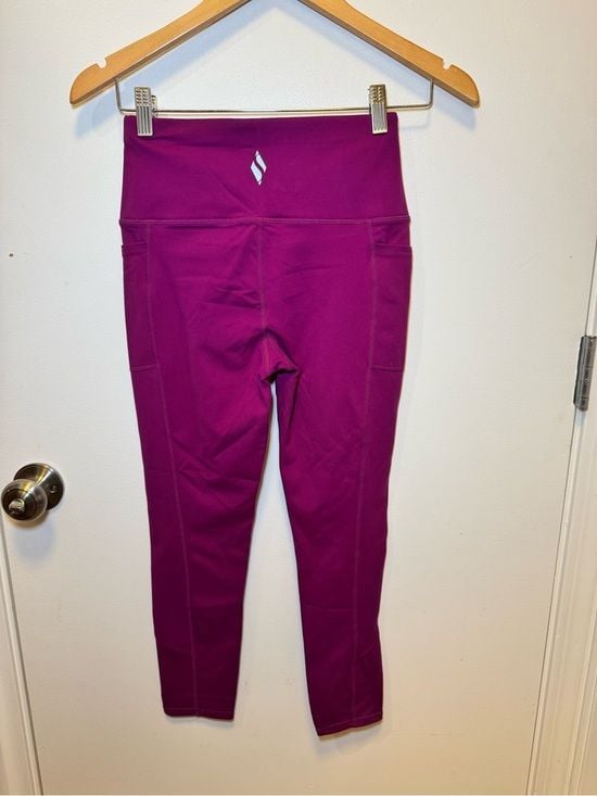 Skechers Magenta High-Rise Midweight Gowalk Performance Leggings 8