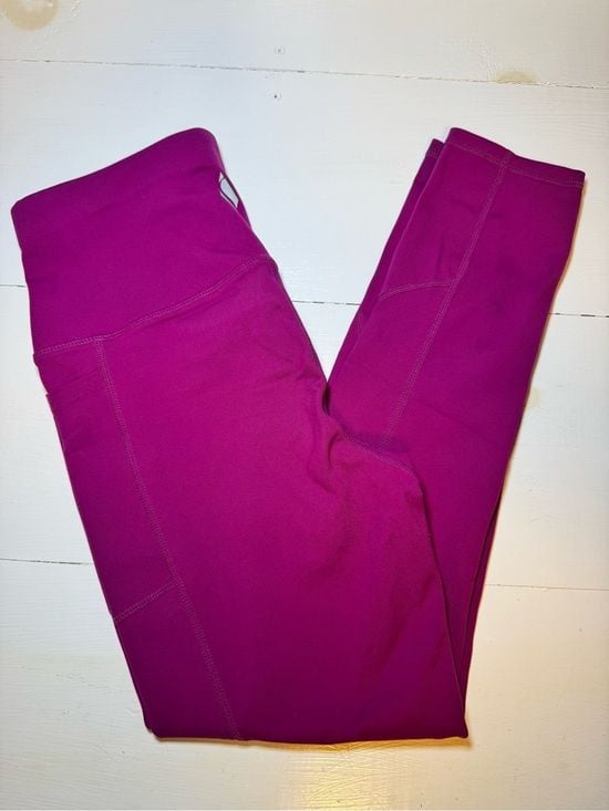 Skechers Magenta High-Rise Midweight Gowalk Performance Leggings 9