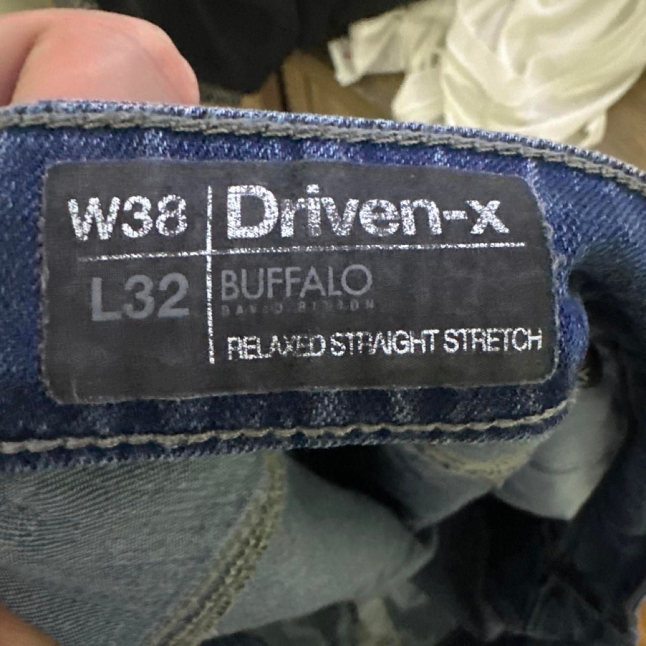 Buffalo David Bitton Driven-X Jeans Size 38x32 Relaxed Straight Stretch 3