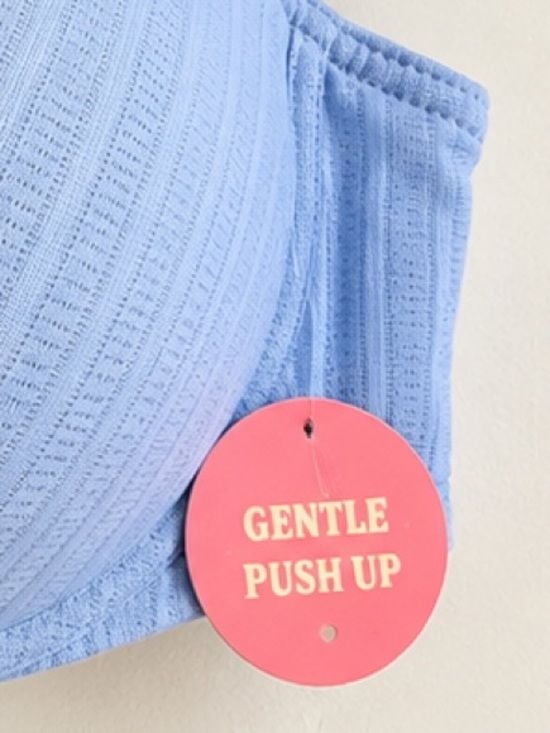 Viola’s Secret Light Blue Gentle Push Up Bra 40C NWT 3