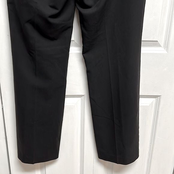 Coldwater Creek Black 2 Pocket Mid Rise National Fit Dress Pants Size 10 8