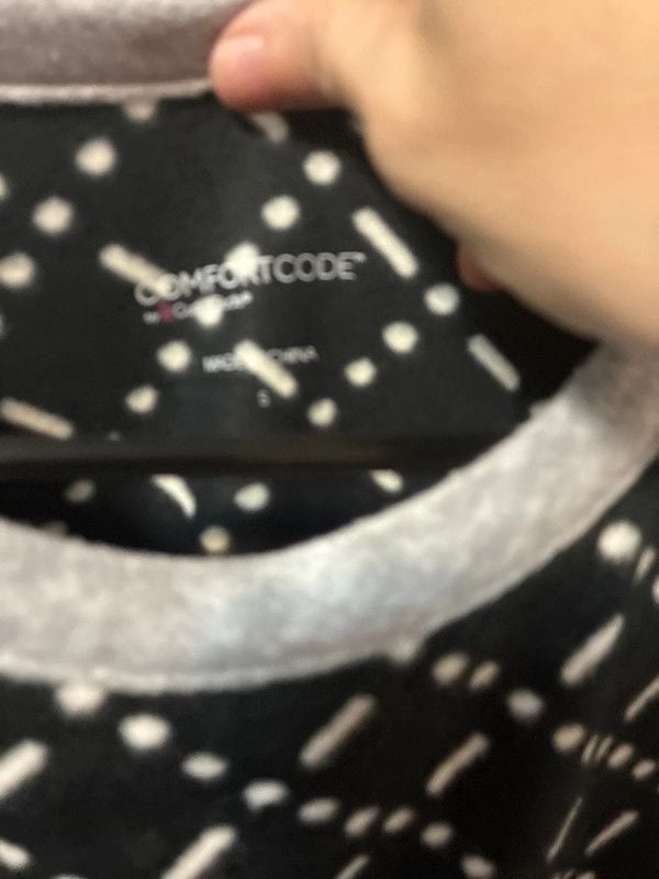 Women’s Cuddl Duds Comfortcode sz small long fleece nightgown black white 4