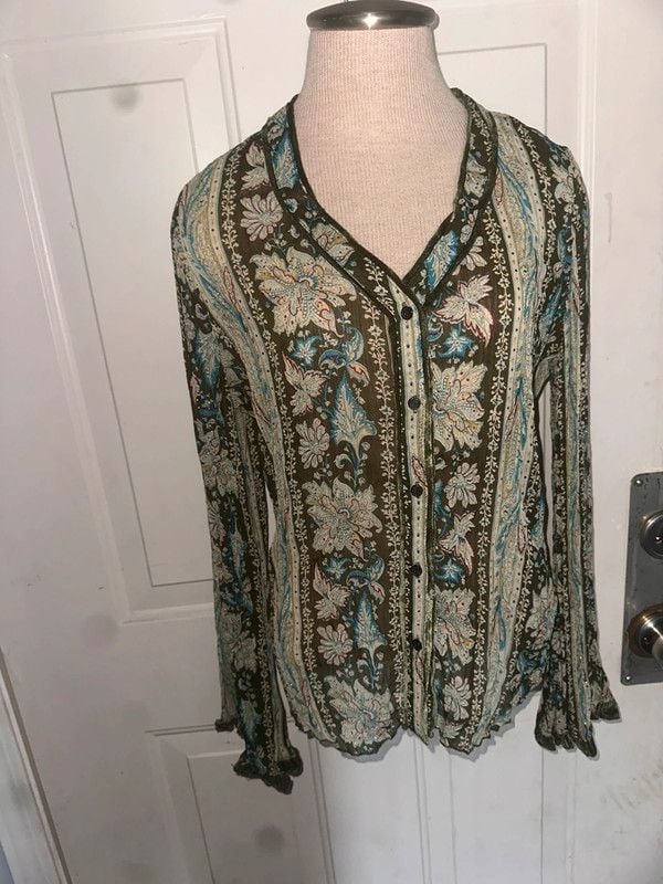 Boho button down 2