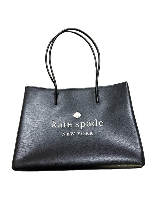 Kate Spade Trista Large Shopper Tote Black Leather 2