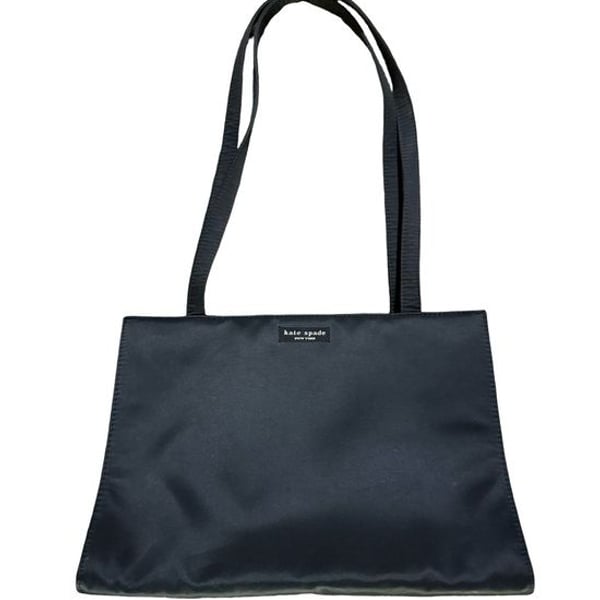 Kate Spade New York Black Nylon Shoulder Bag Tote Purse