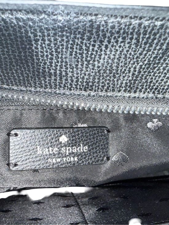 Kate Spade Trista Large Shopper Tote Black Leather 8