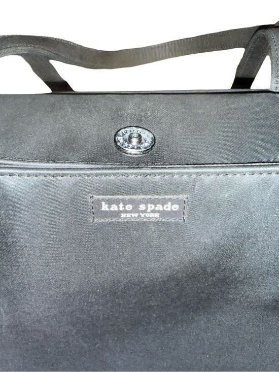 Kate Spade New York Black Nylon Shoulder Bag Tote Purse 9