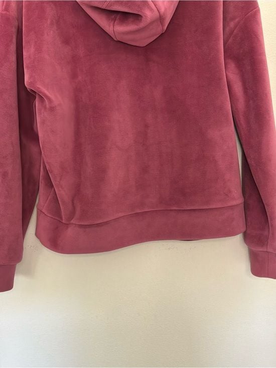 Forever 21 Women’s Mauve Pink Velour Pullover Hoodie Size Small 10