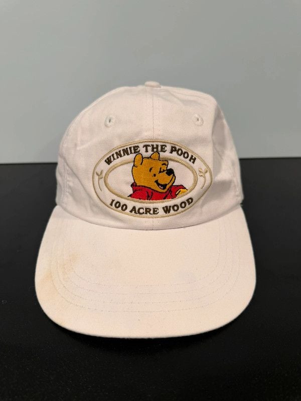 vintage Disney Winnie the Pooh "100 Acre Wood" baseball cap 1