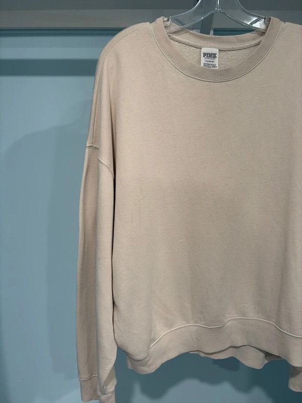 Victoria's Secret PINK Beige Crewneck Sweatshirt 3