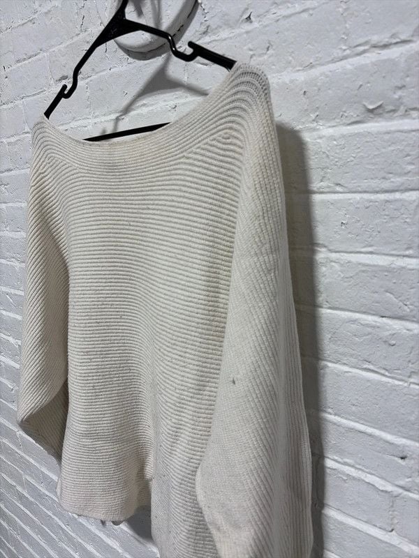 Off white express ribbed knit pullover sweater 3