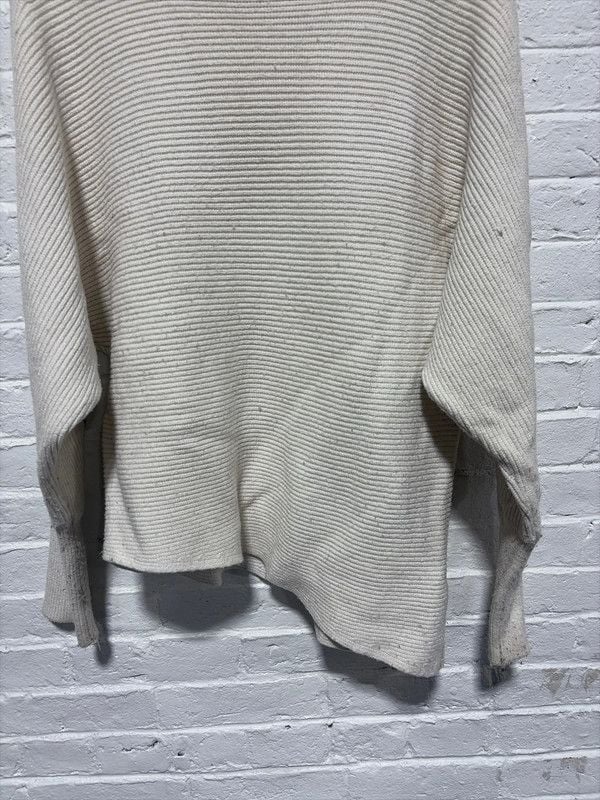 Off white express ribbed knit pullover sweater 4