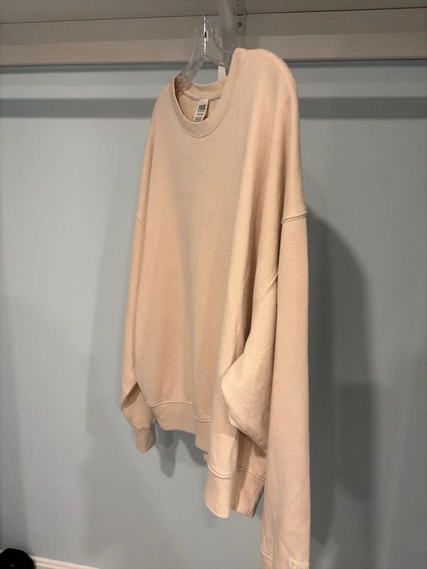 Victoria's Secret PINK Beige Crewneck Sweatshirt 7