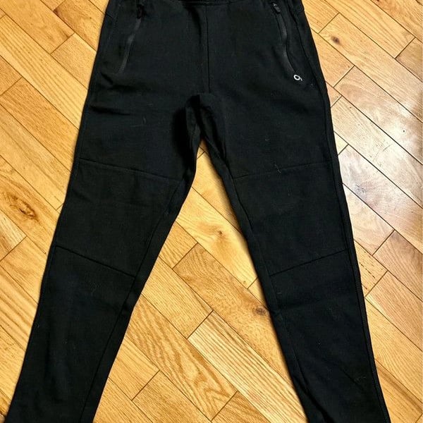 GapFit Tech Fleece Pants Size L (10) Black