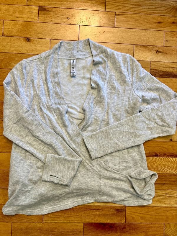 Athleta Pranayama Wrap Cardigan Size XS Gray 1
