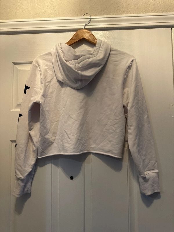 Kendall and Kylie Cropped Hooded Sweatshirt - M 4