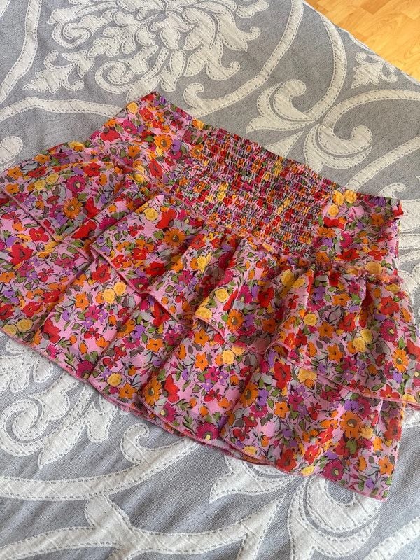 Wild Fable Summer Colors Floral Mini Skirt - S 5