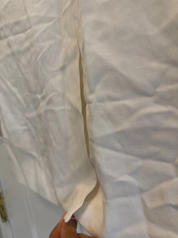 LOFT Size 4 White Blazer (Uncut) 6