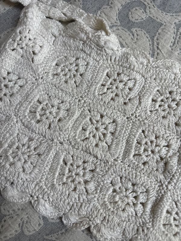 Brass Plum Knitted White Crop top - M 6