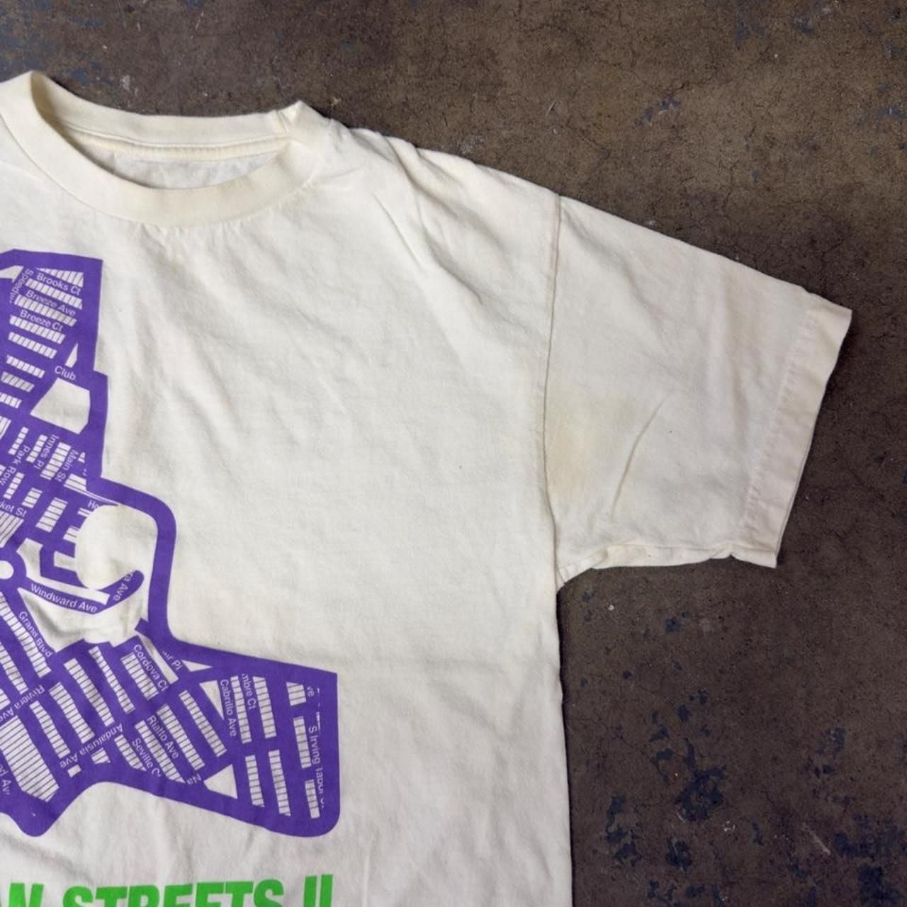 Rogue Status Mean Streets II T-Shirt Size M White Skater Streetwear 4