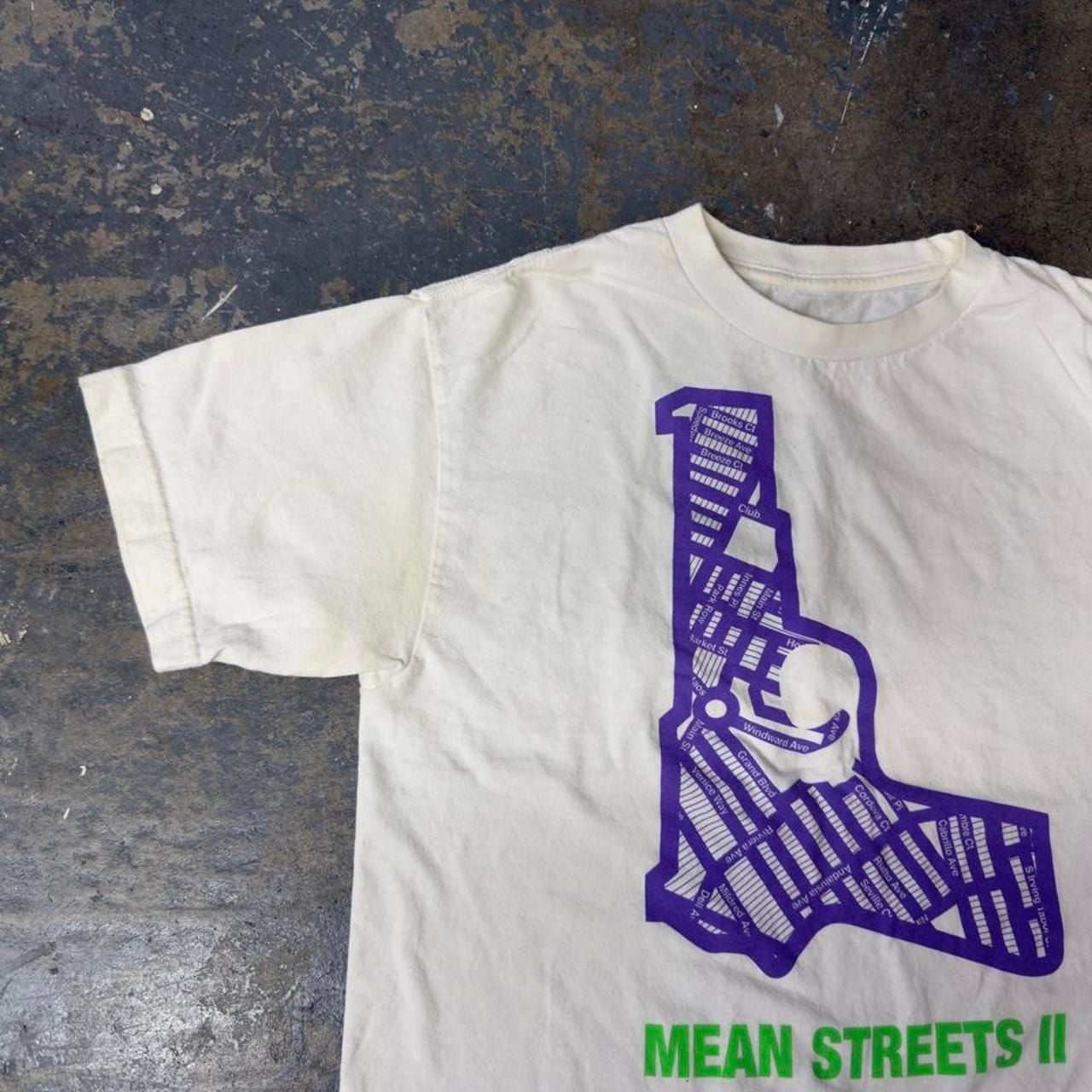 Rogue Status Mean Streets II T-Shirt Size M White Skater Streetwear 5