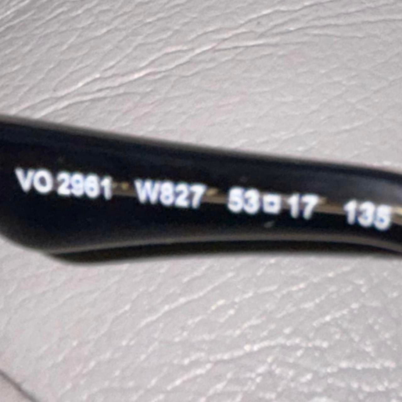 Vogue VO2961 W827 53-17-135 Eyeglass Frames Black Clear Case 6