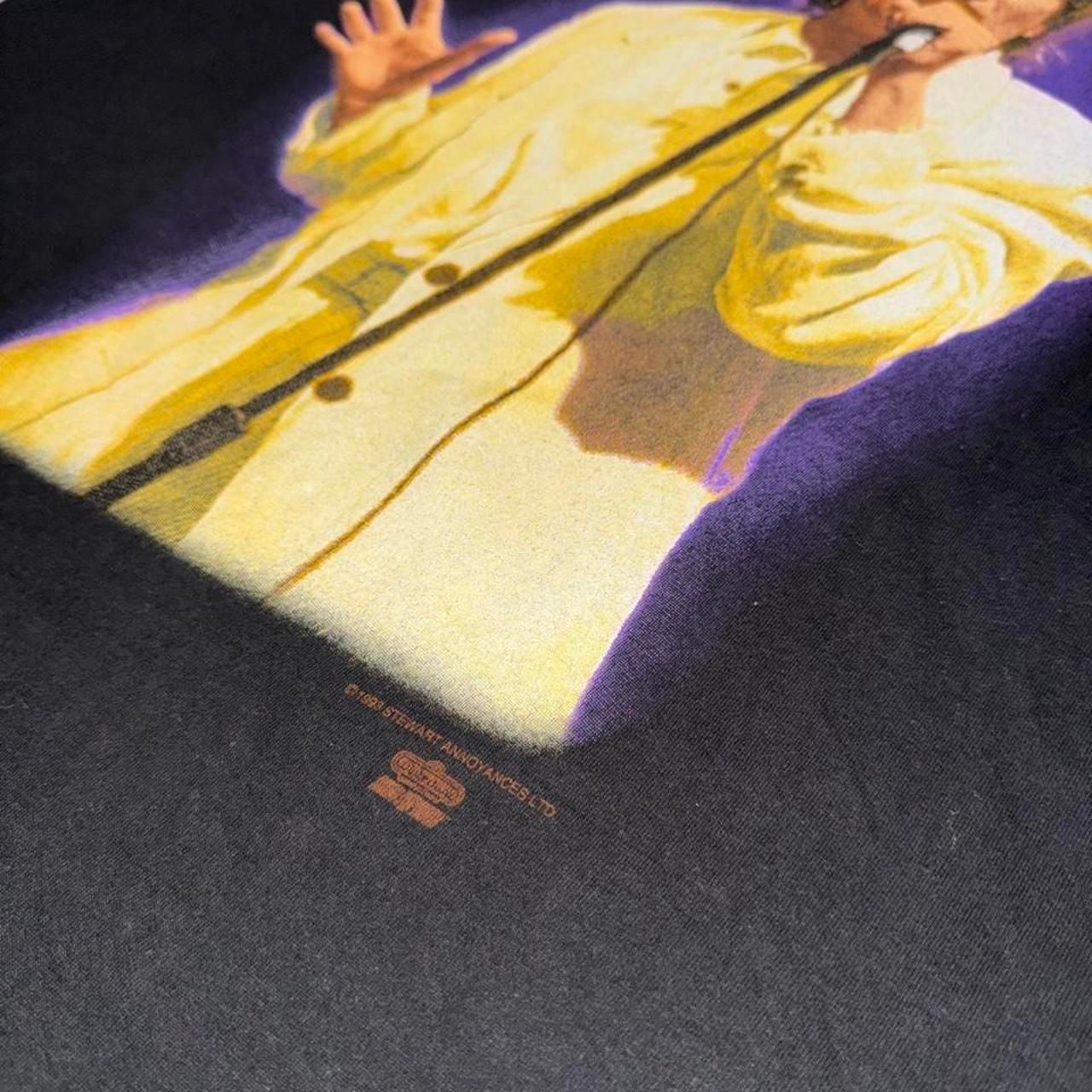 Hanes Vintage 1993 Rod Stewart Tour Concert T-Shirt XL Black USA 3