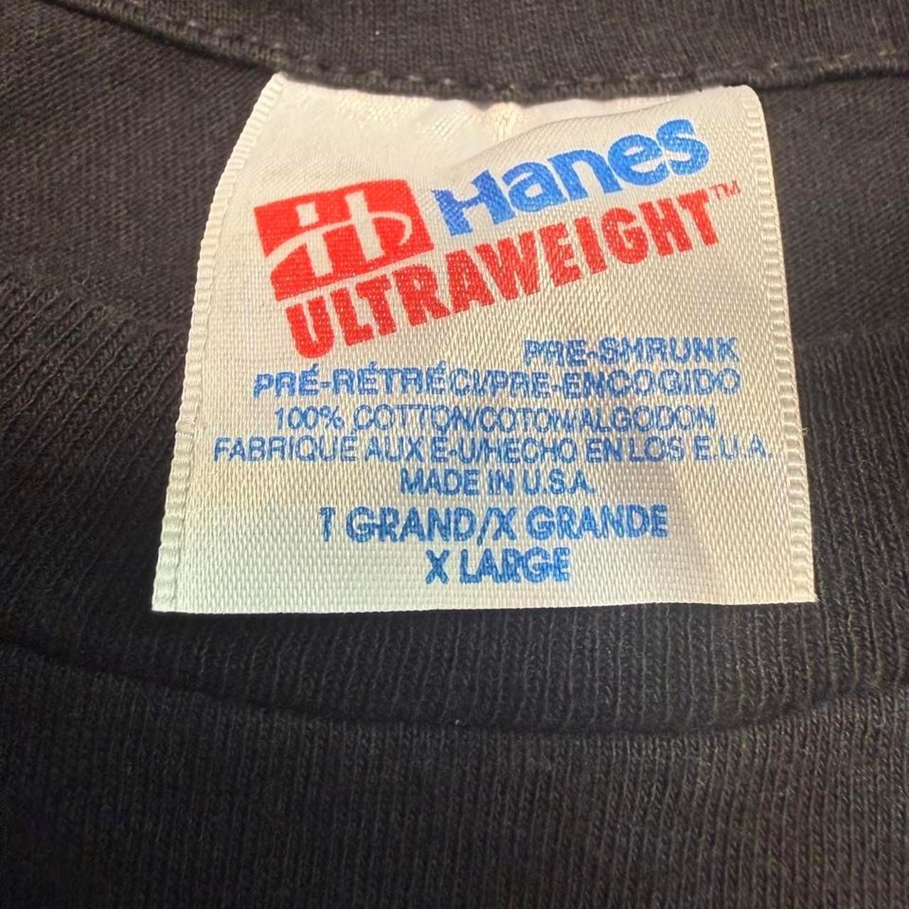 Hanes Vintage 1993 Rod Stewart Tour Concert T-Shirt XL Black USA 4