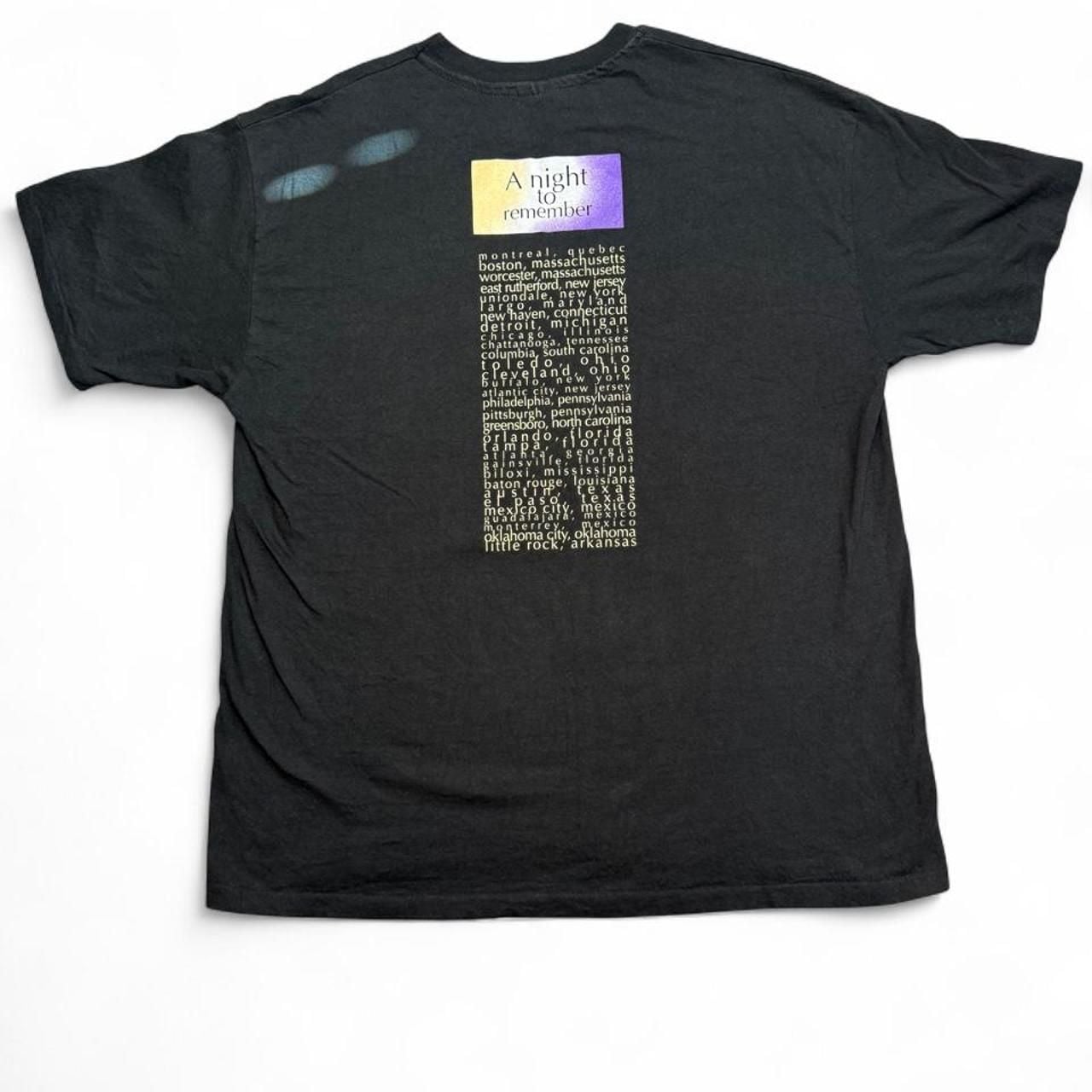 Hanes Vintage 1993 Rod Stewart Tour Concert T-Shirt XL Black USA 8
