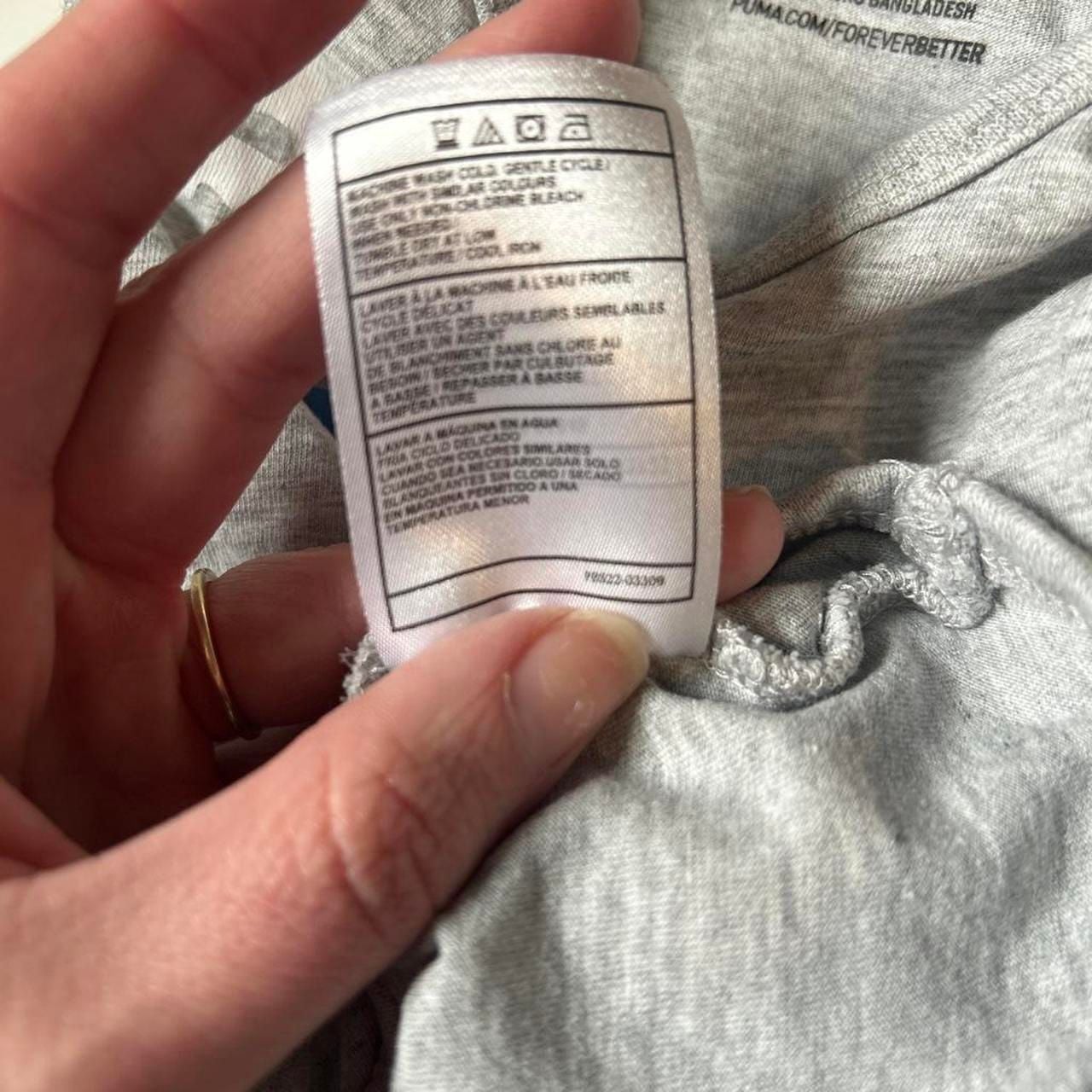 Puma Baby Bodysuit 18M Grey Graphic Jumpsuit Romper 7