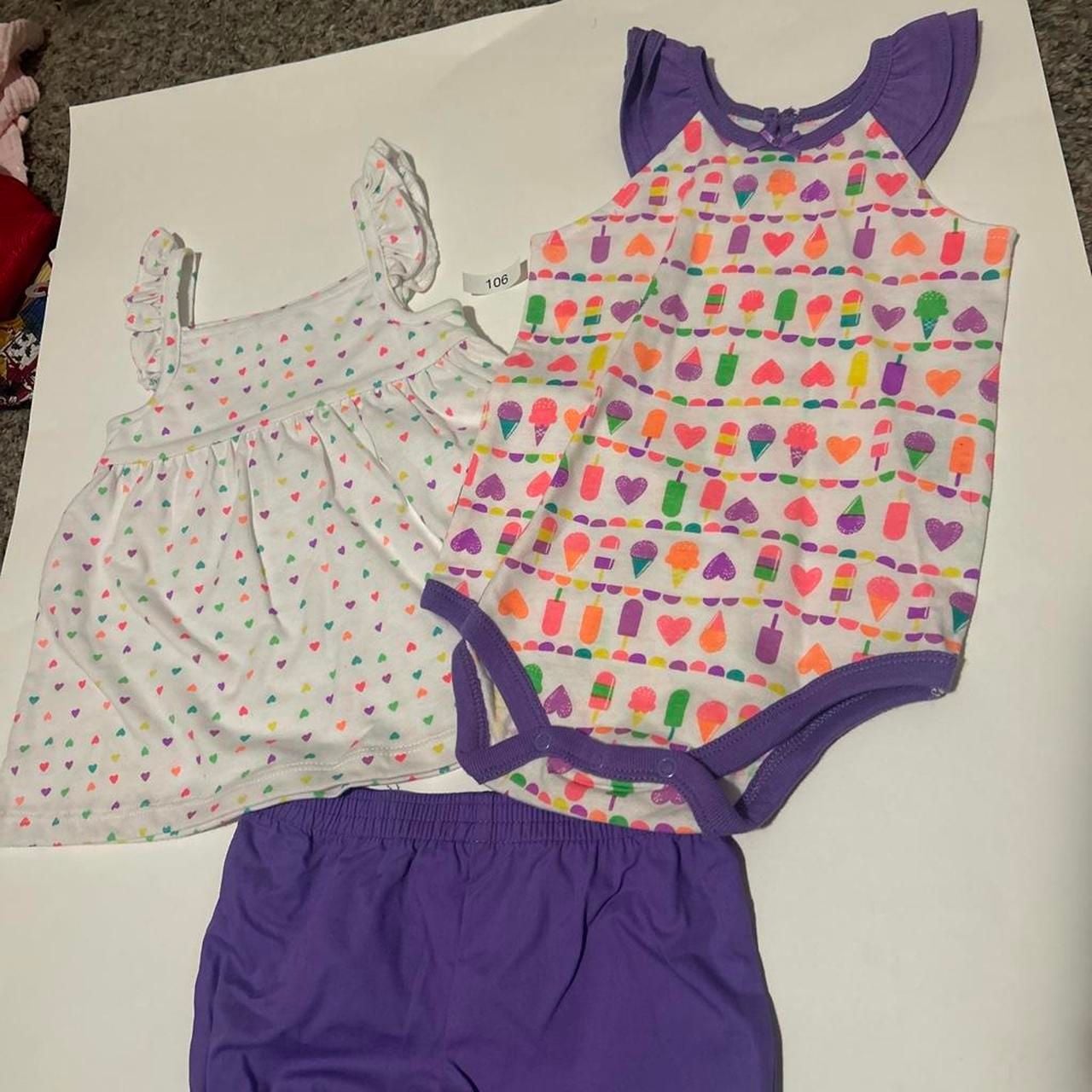 Small Wonders Baby Girl Summer Bundle Size 3-6 MOS 1