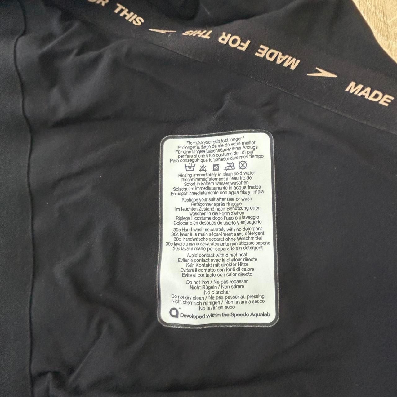 Speedo Fastskin LZR Racer X Kneeskin Size 24 Blue Gold Swimsuit 6