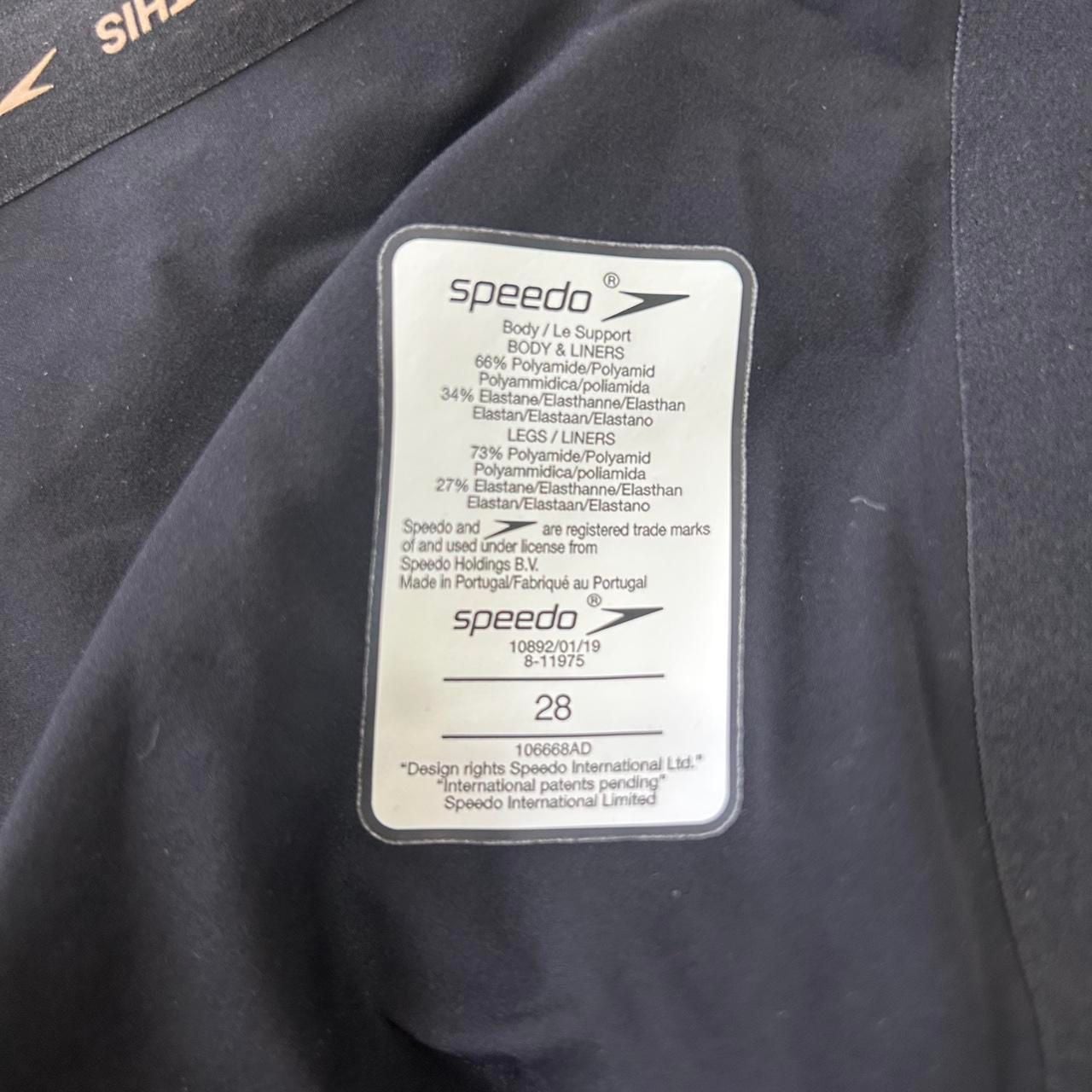 Speedo LZR Pure Valor Kneeskin Size 28 Purple Black 5